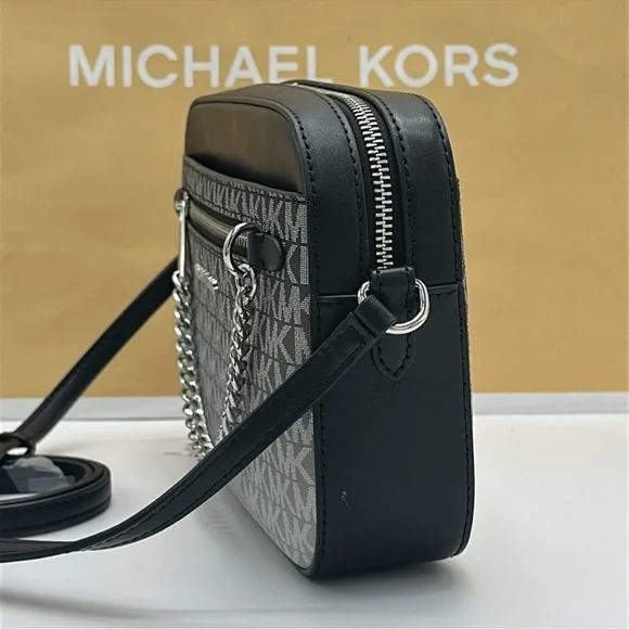 MICHAEL KORS Jet Set Lg Ombré Signature Logo EW Crossbody Body East West 
Black - Picture 7 of 16